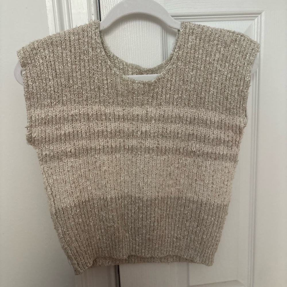 Vintage Knit Sleeveless Sweater
